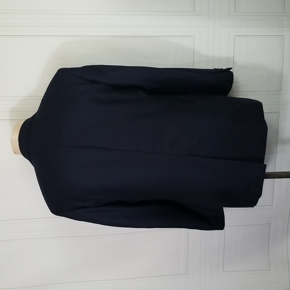 JOHN W. Nordstrom 44R Sport Coat Loro Pianna Italy 100% Cashmere Navy Two Button - Picture 10 of 17